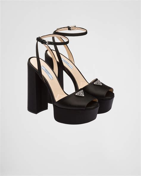 prada all black heels|prada black high heels.